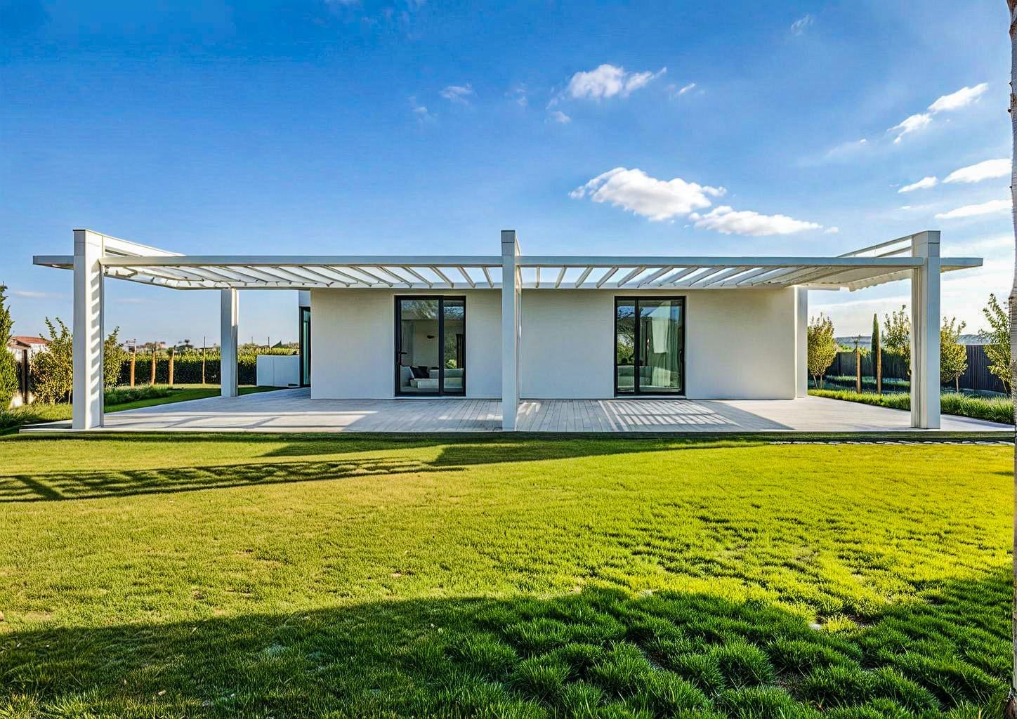 Vivienda funcional con varios contenedores combinados